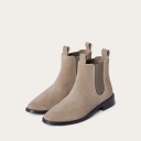 Negew Chelsea Boots, grey velvet